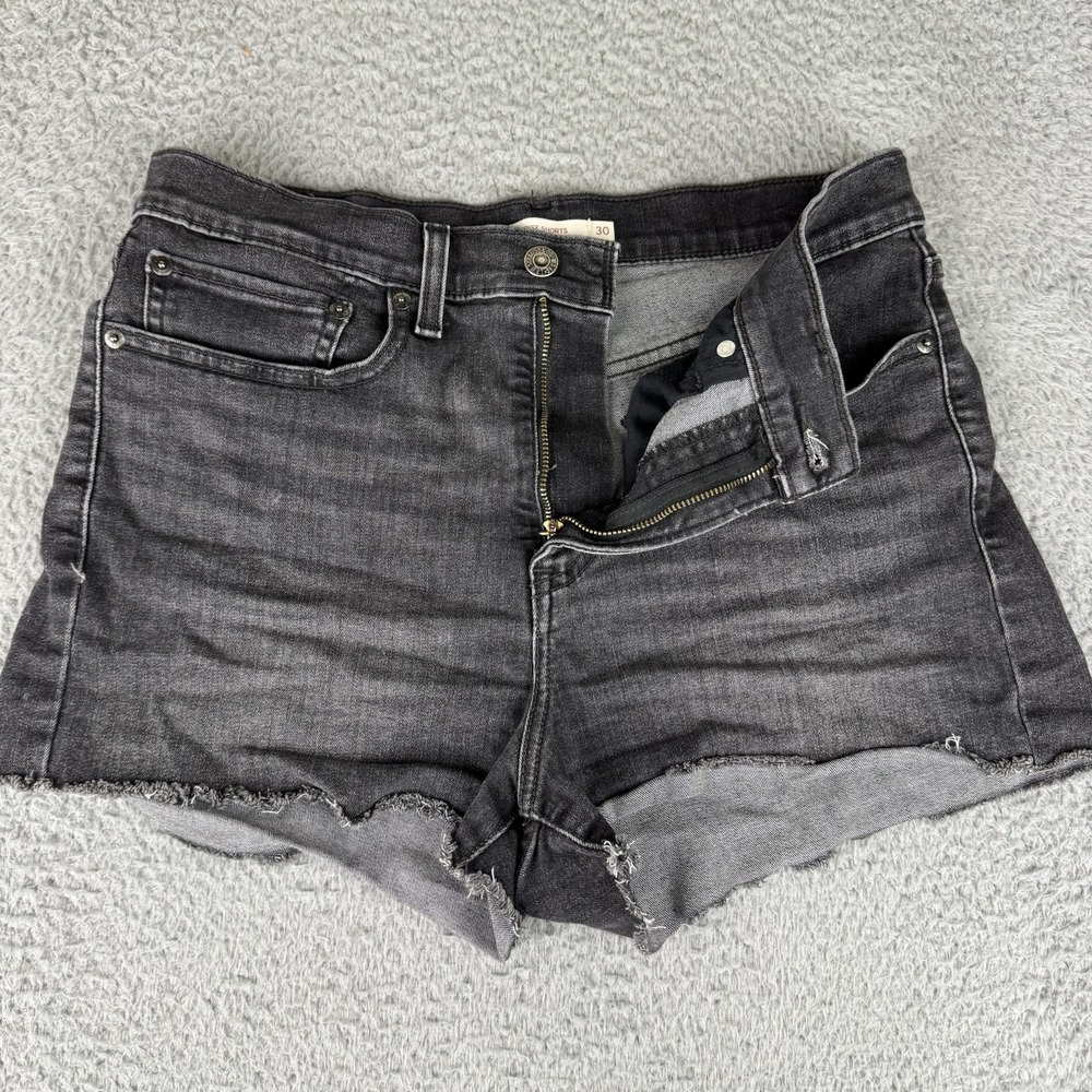 Levis 501 Women's Cut Off Denim Shorts‎ Size 30 Lot Of 3 Bundle - Picture 4 of 11
